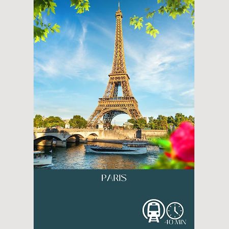 Appartement-Paris-Disney-Terrasse-Jardin-Parking Vaires-sur-Marne Εξωτερικό φωτογραφία