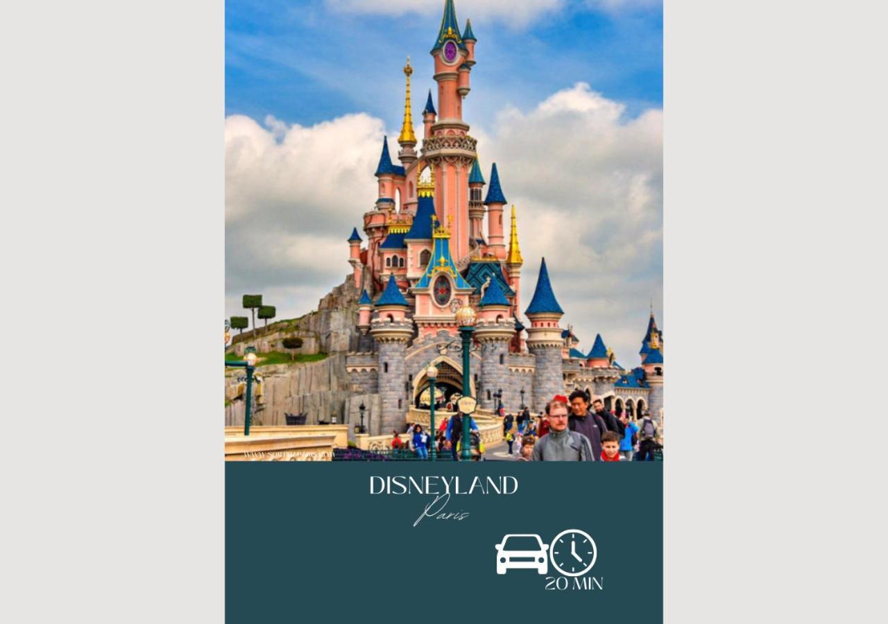 Appartement-Paris-Disney-Terrasse-Jardin-Parking Vaires-sur-Marne Εξωτερικό φωτογραφία
